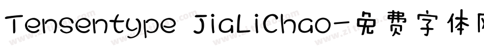 Tensentype JiaLiChao字体转换